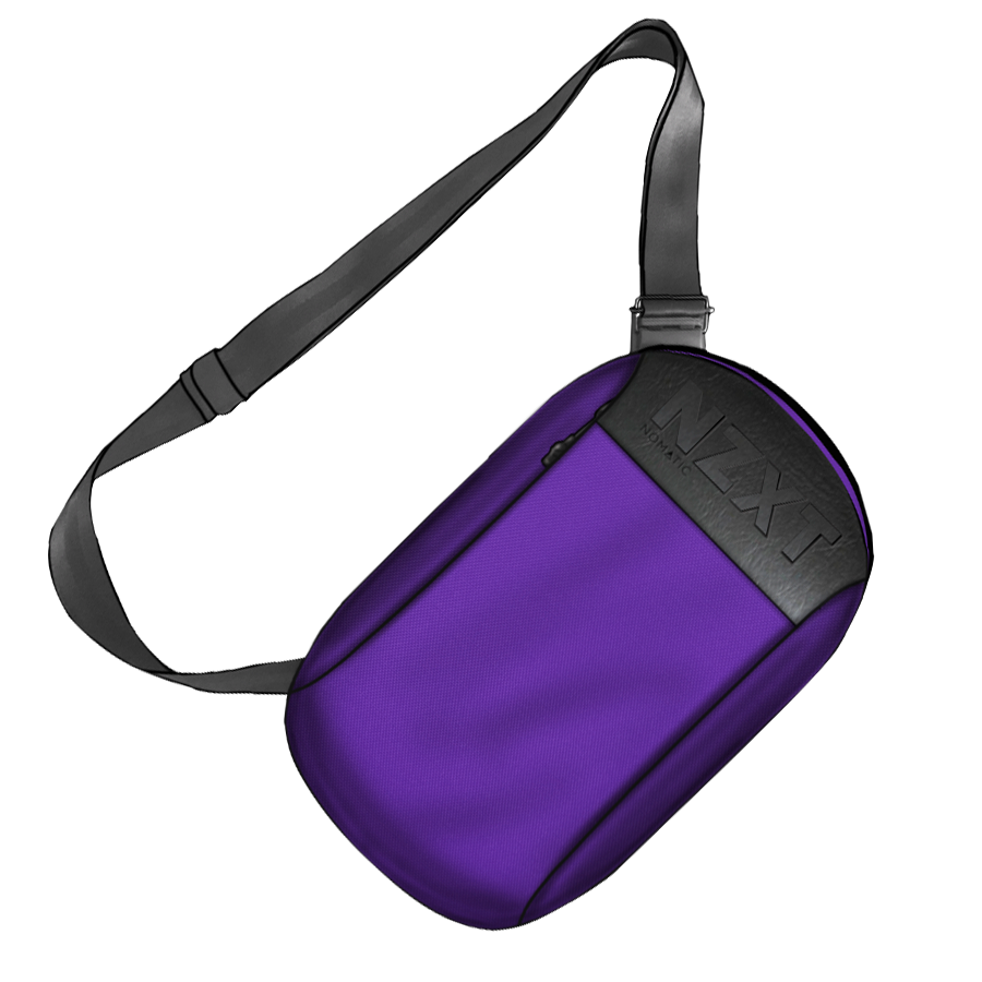 NZXT Nomatic Purple Sling Bag