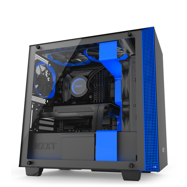 H400 Matte Black + Blue