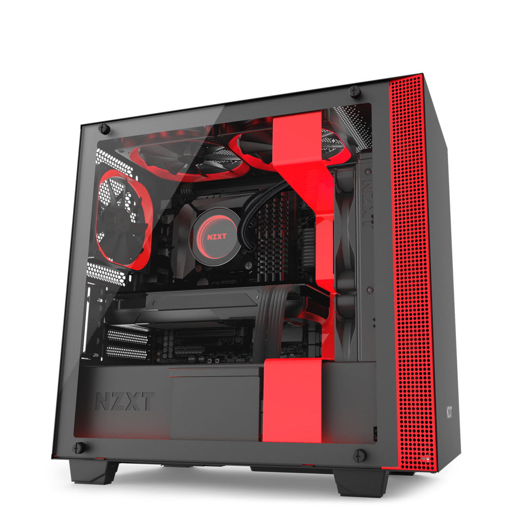 H400 Matte Black + Red