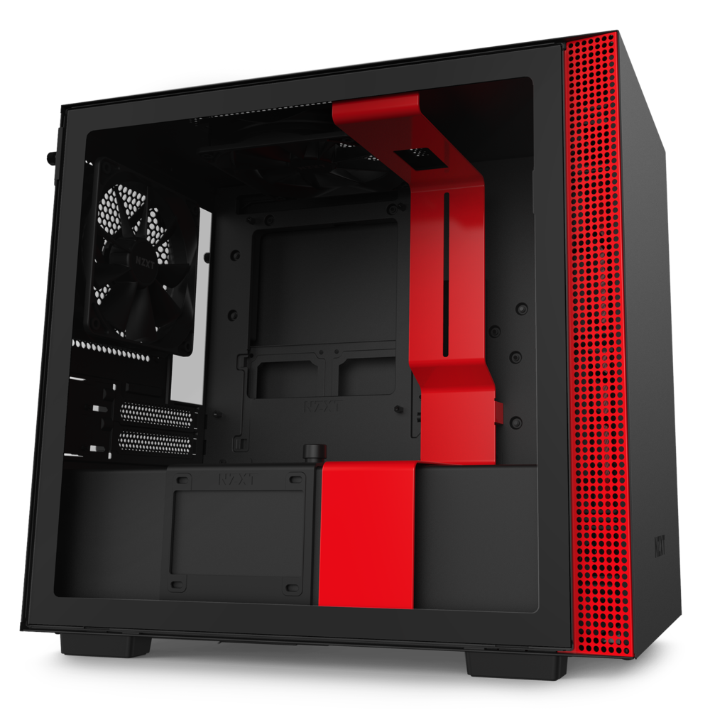 H210 Matte Black/Red