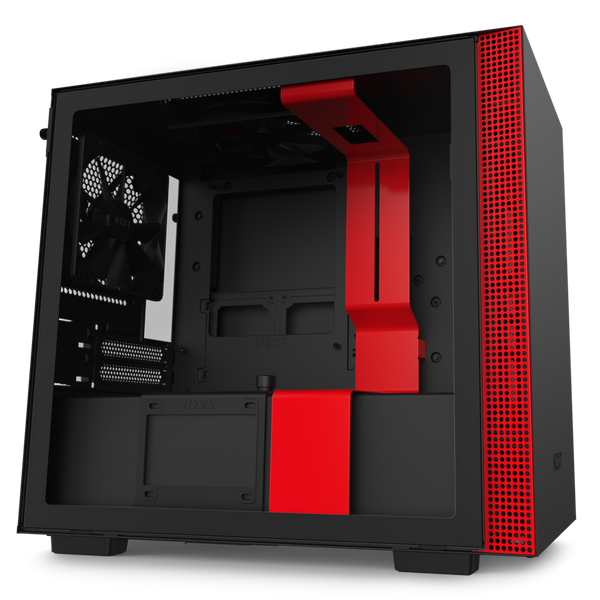 H210 Matte Black/Red