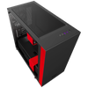 H400 Matte Black + Red