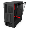 H500 Matte Black + Red