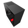 H500 Matte Black + Red