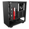 H500 Matte Black + Red