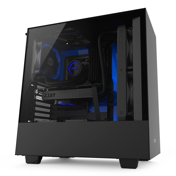 H500 Matte Black + Blue