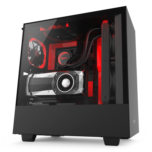 H500i Matte Black + Red