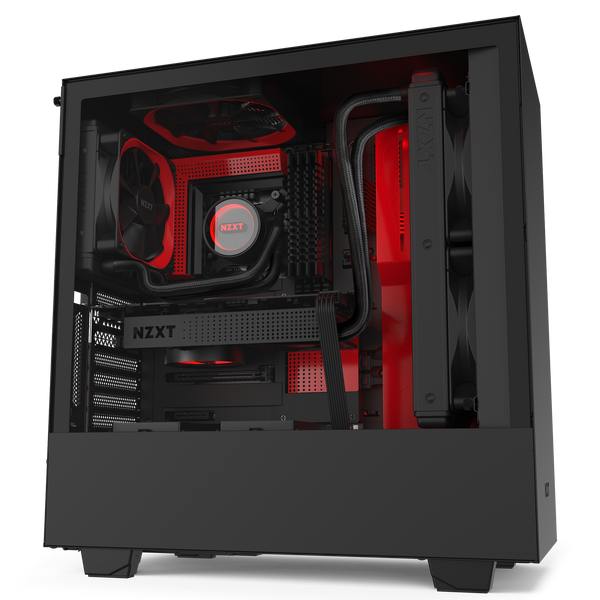 H510i Matte Black/Red