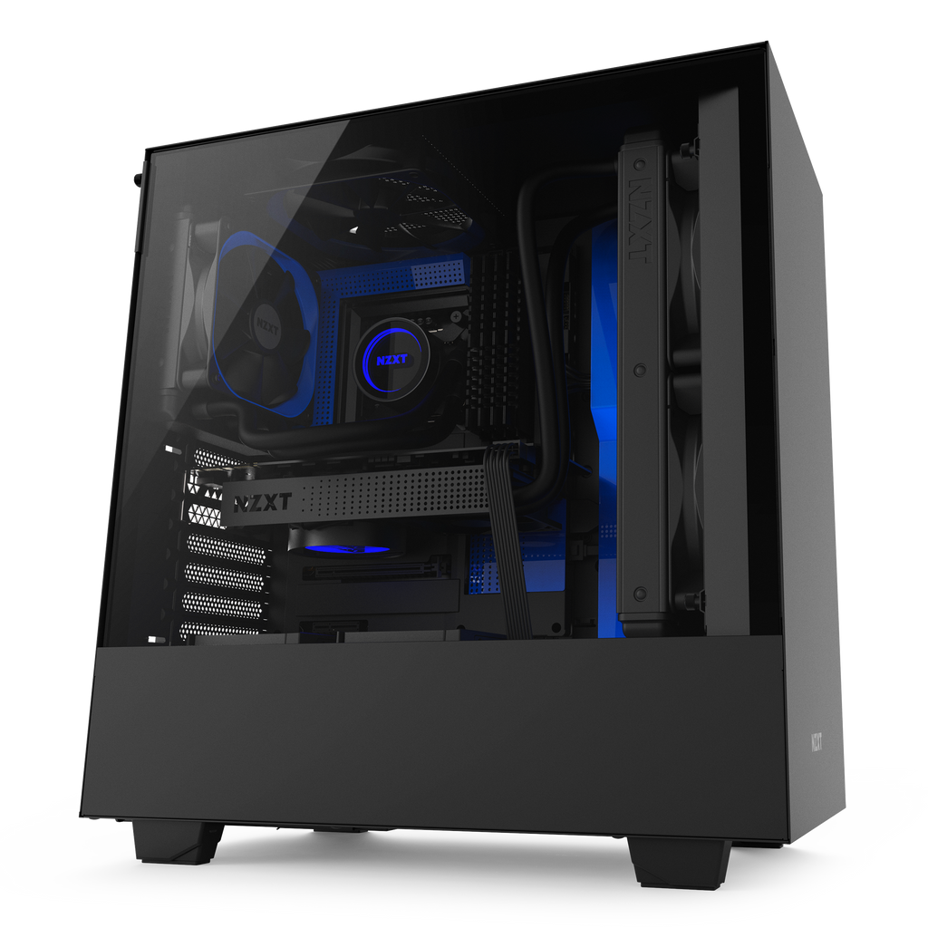 H500 Matte Black + Blue